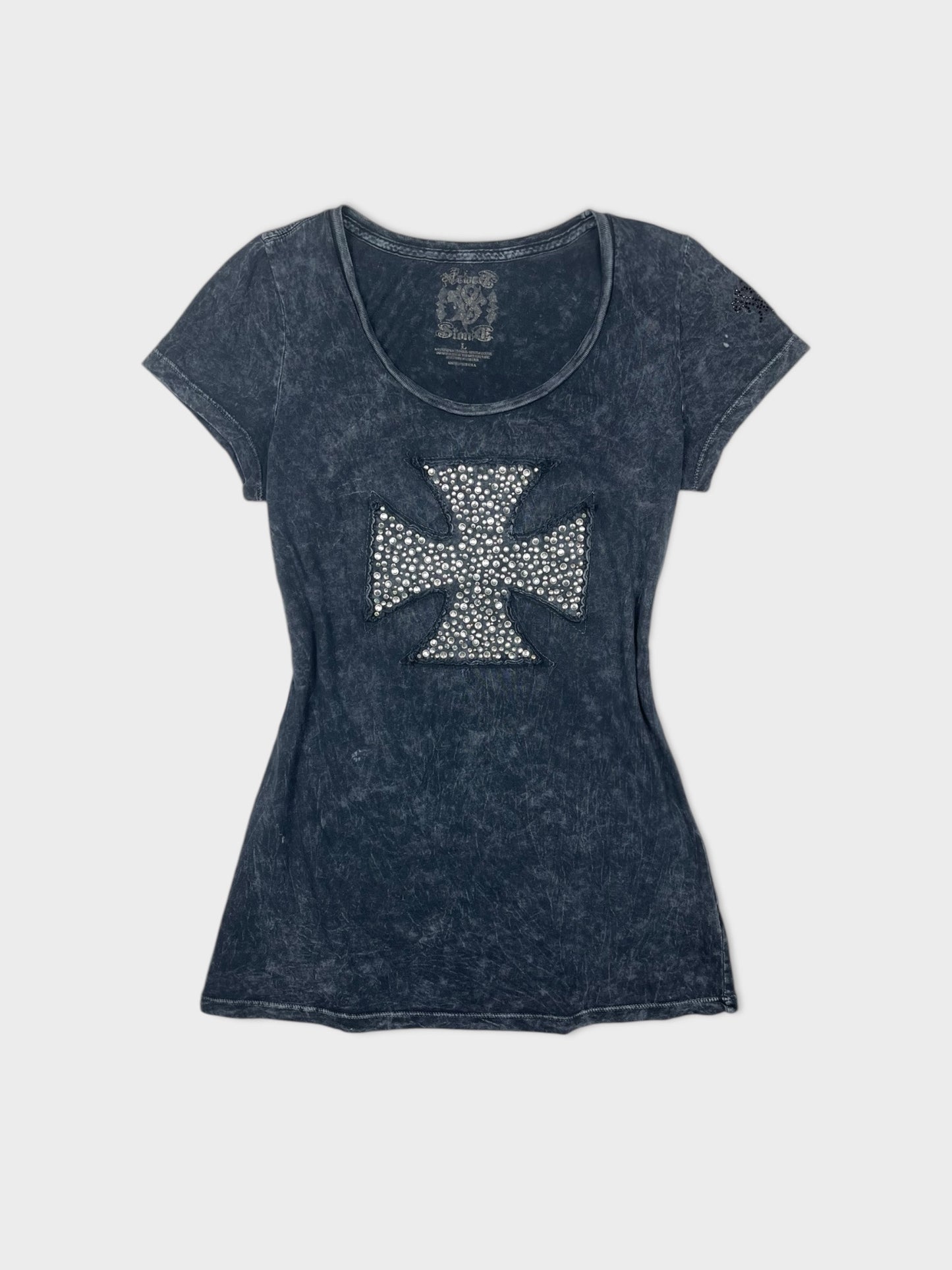 MCBLING CROSS TOP