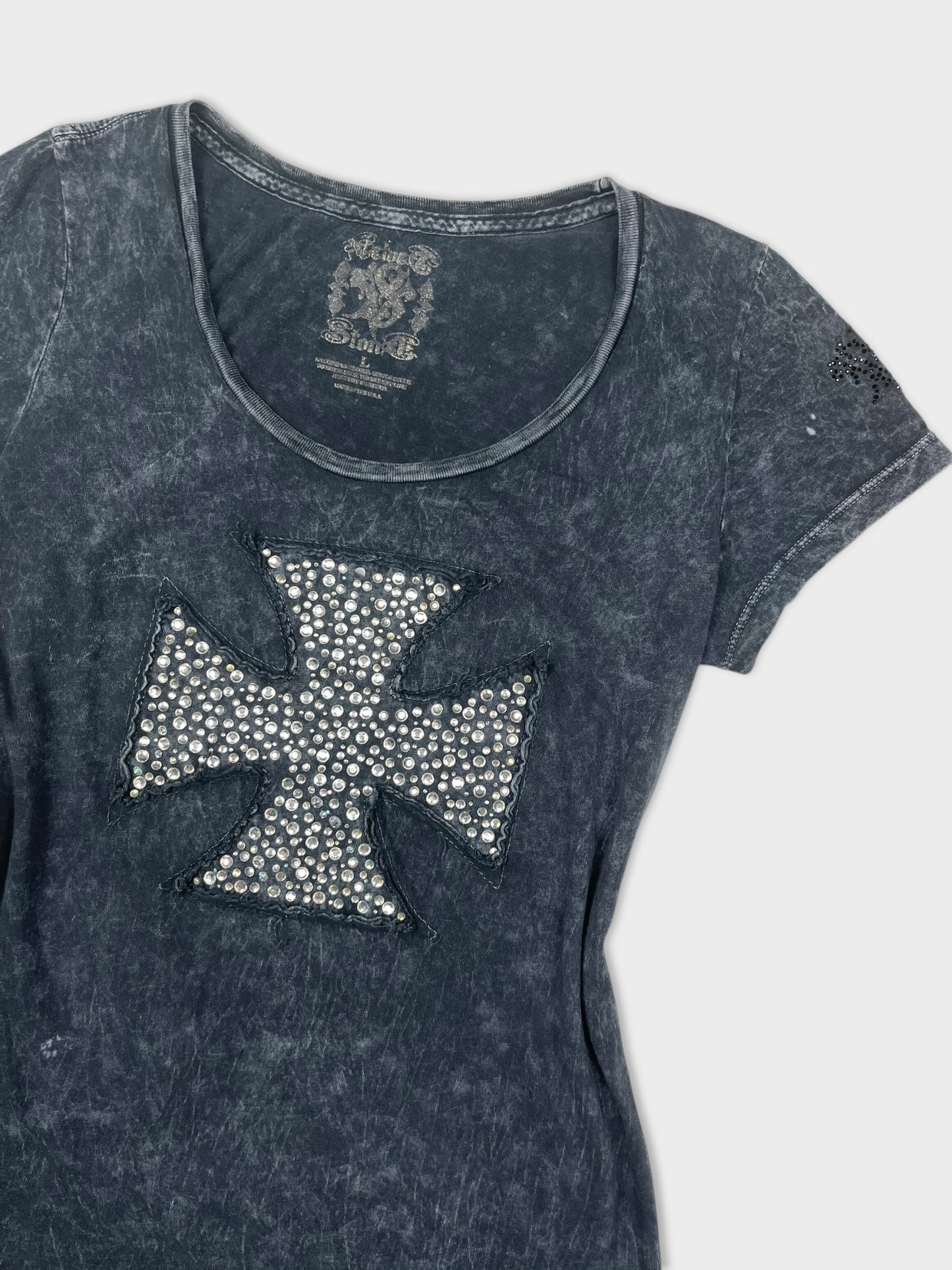 MCBLING CROSS TOP