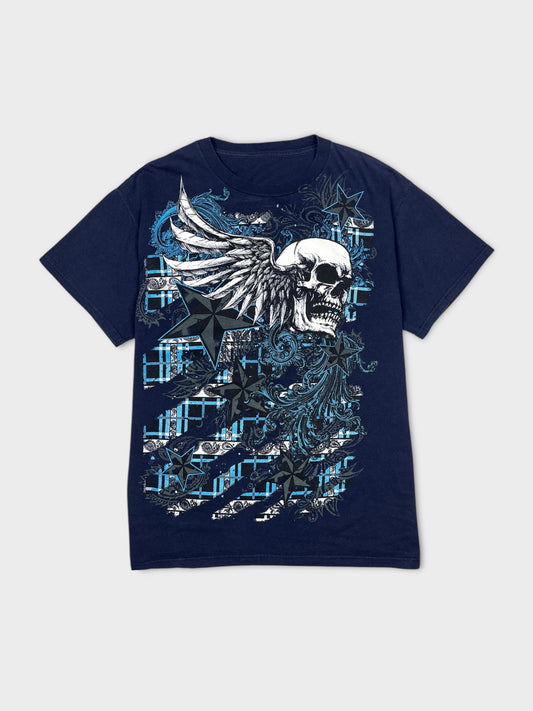 CYBER SKULL HYBRID TEE