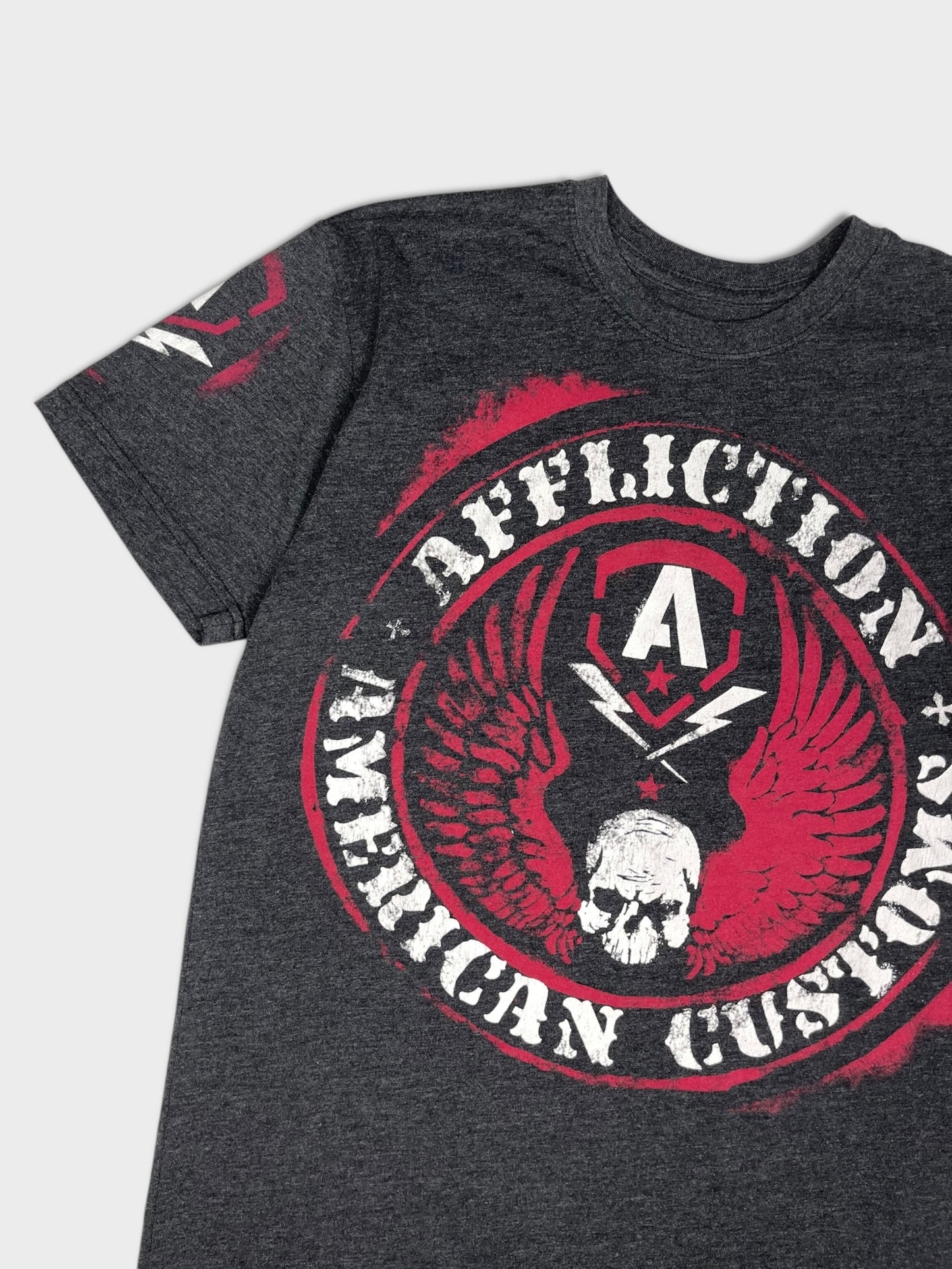 AFFLICTION AMERICAN CUSTOMS GRAPHIC