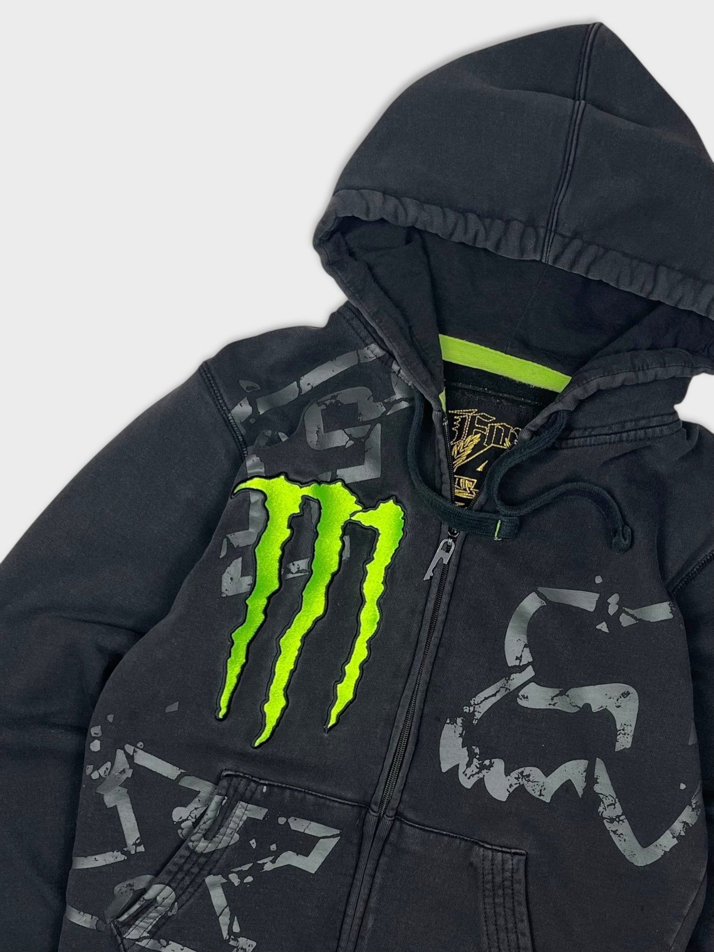 MONSTER X FOX RACING ZIP UP