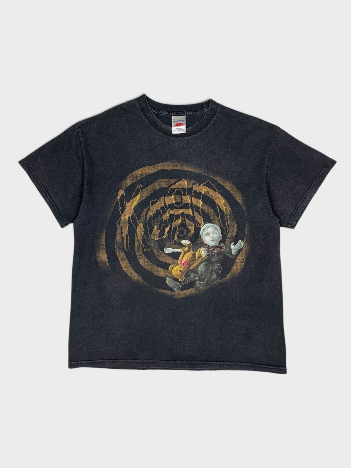 VINTAGE KORN SPIRAL BAND TEE