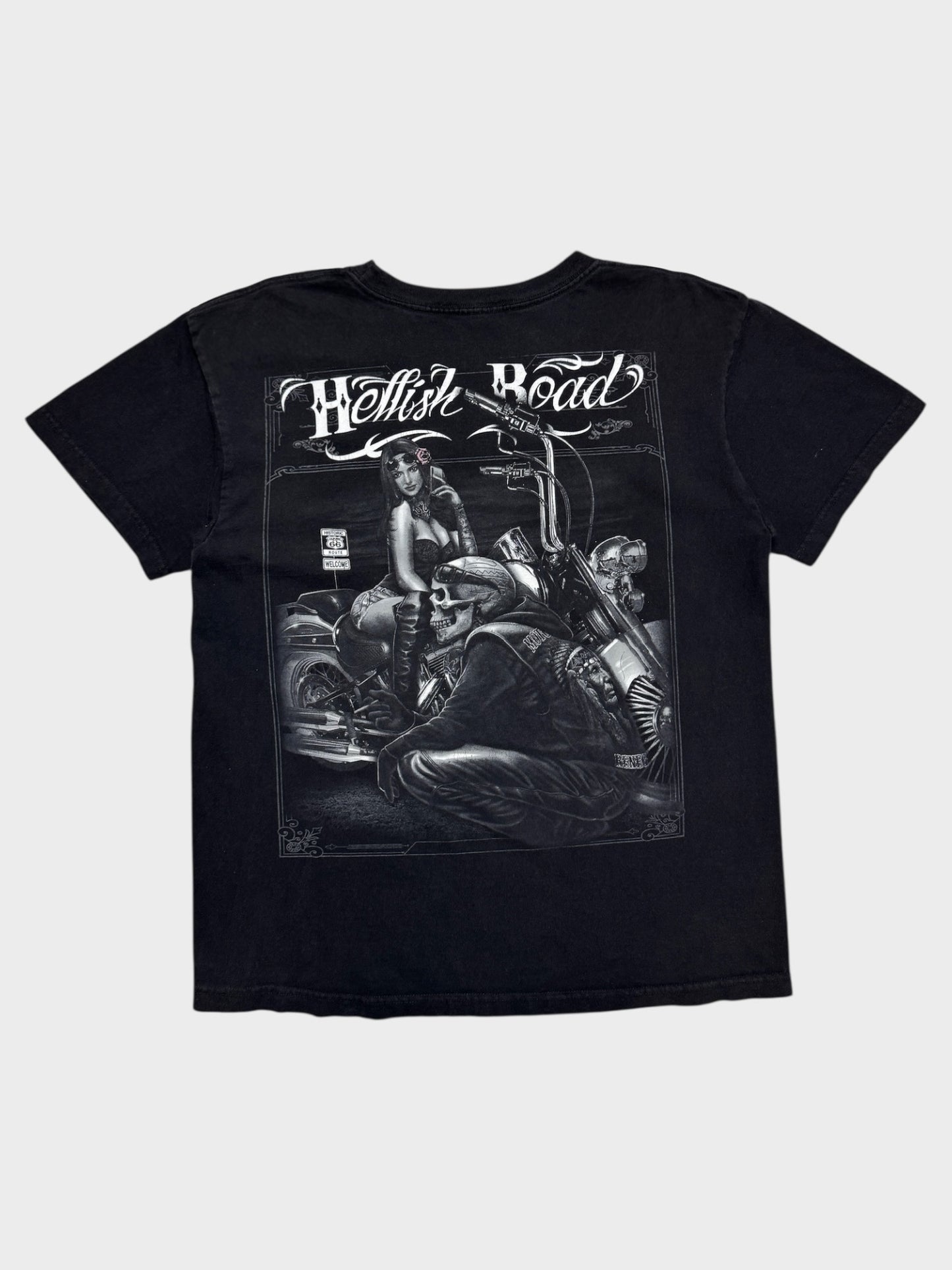 HELLISH ROAD BIKER TEE