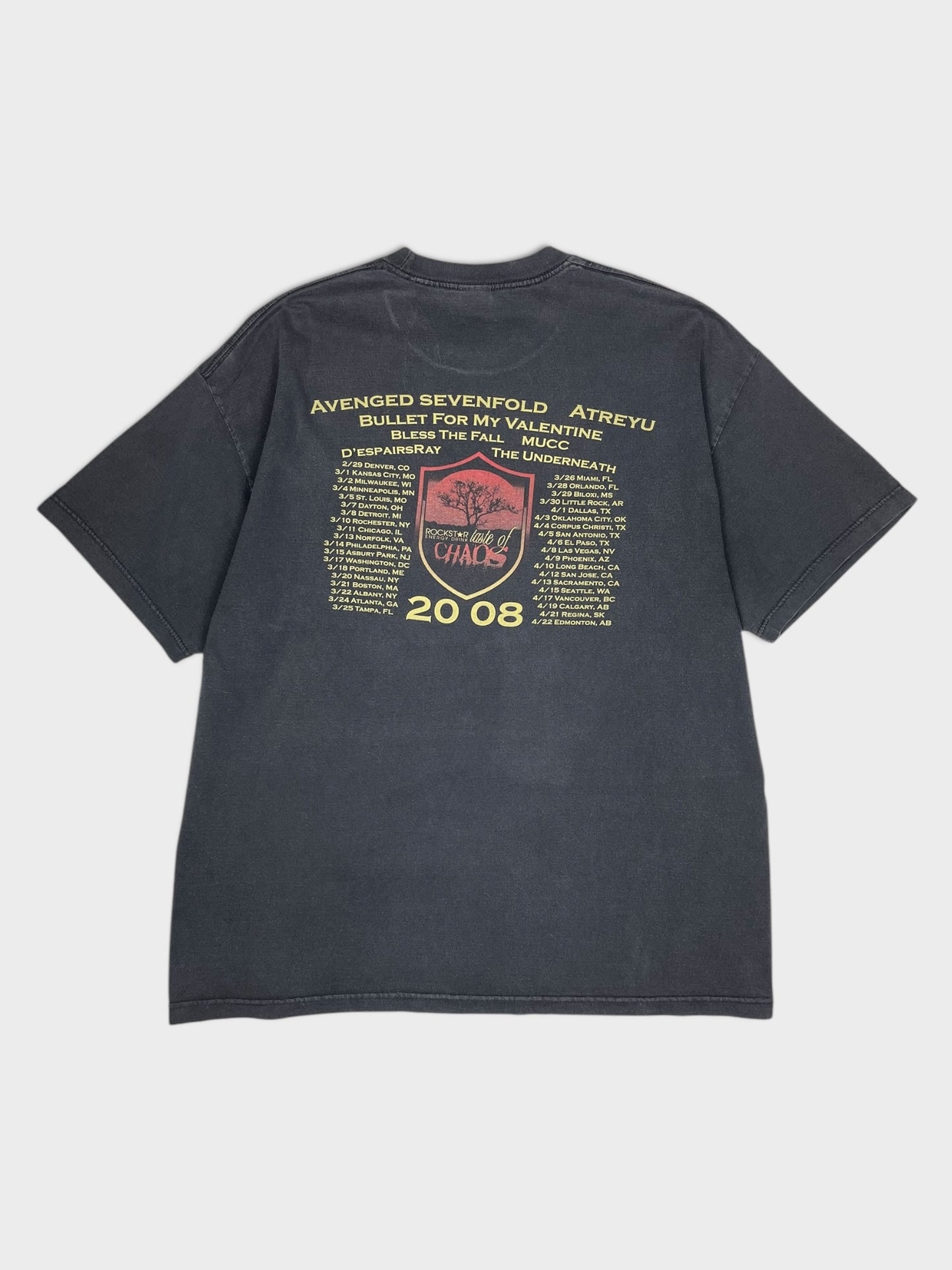 2008 TASTE OF CHAOS TEE