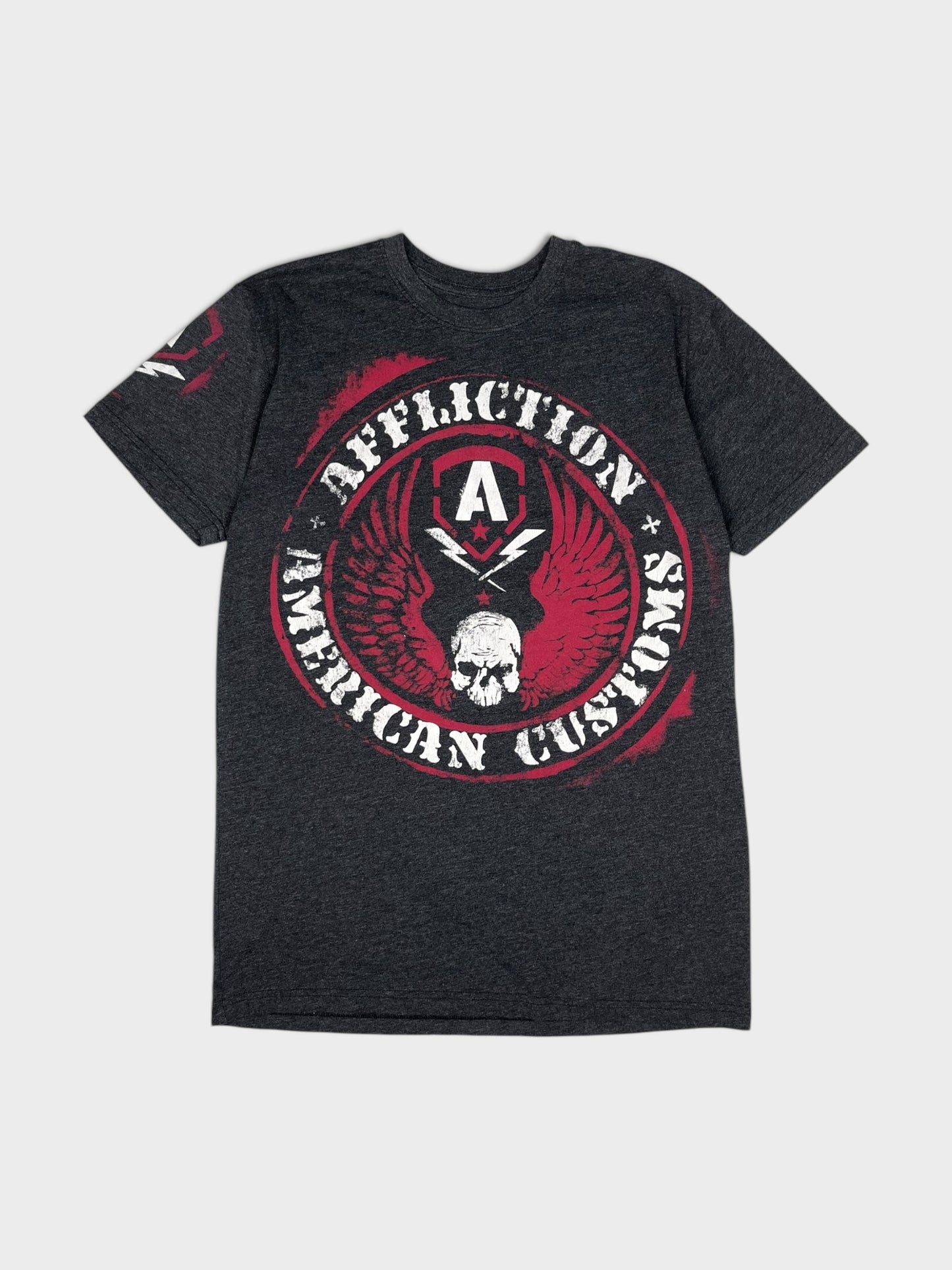 AFFLICTION AMERICAN CUSTOMS GRAPHIC