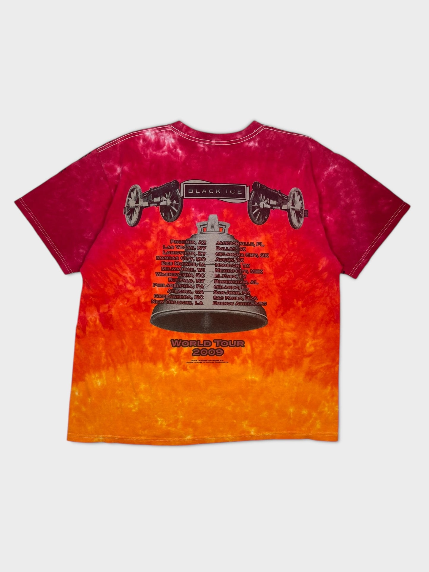 2009 AC/DC TIEDYE BAND TEE