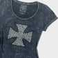 MCBLING CROSS TOP