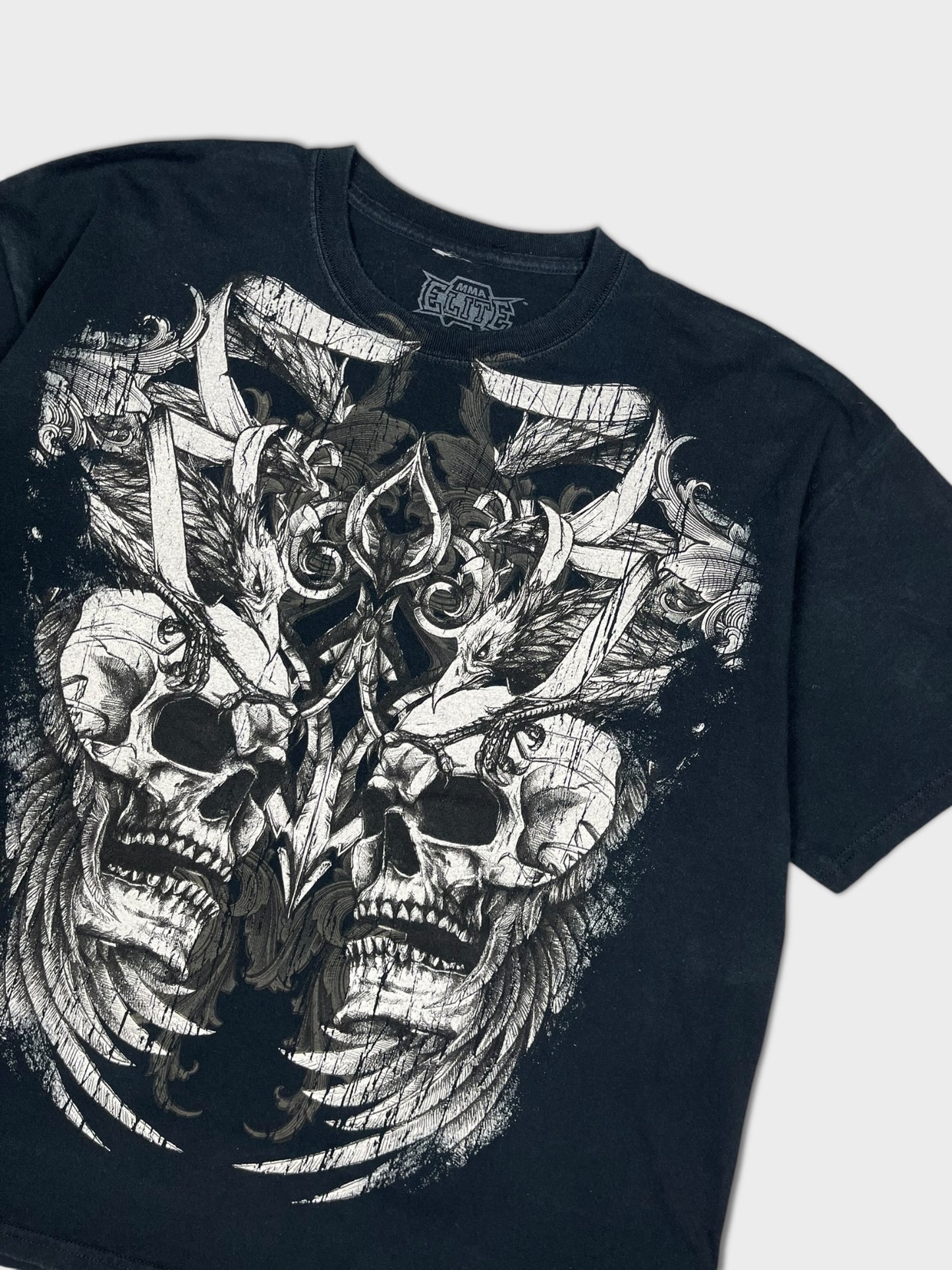 MMA ELITE CYBER SKULL TEE