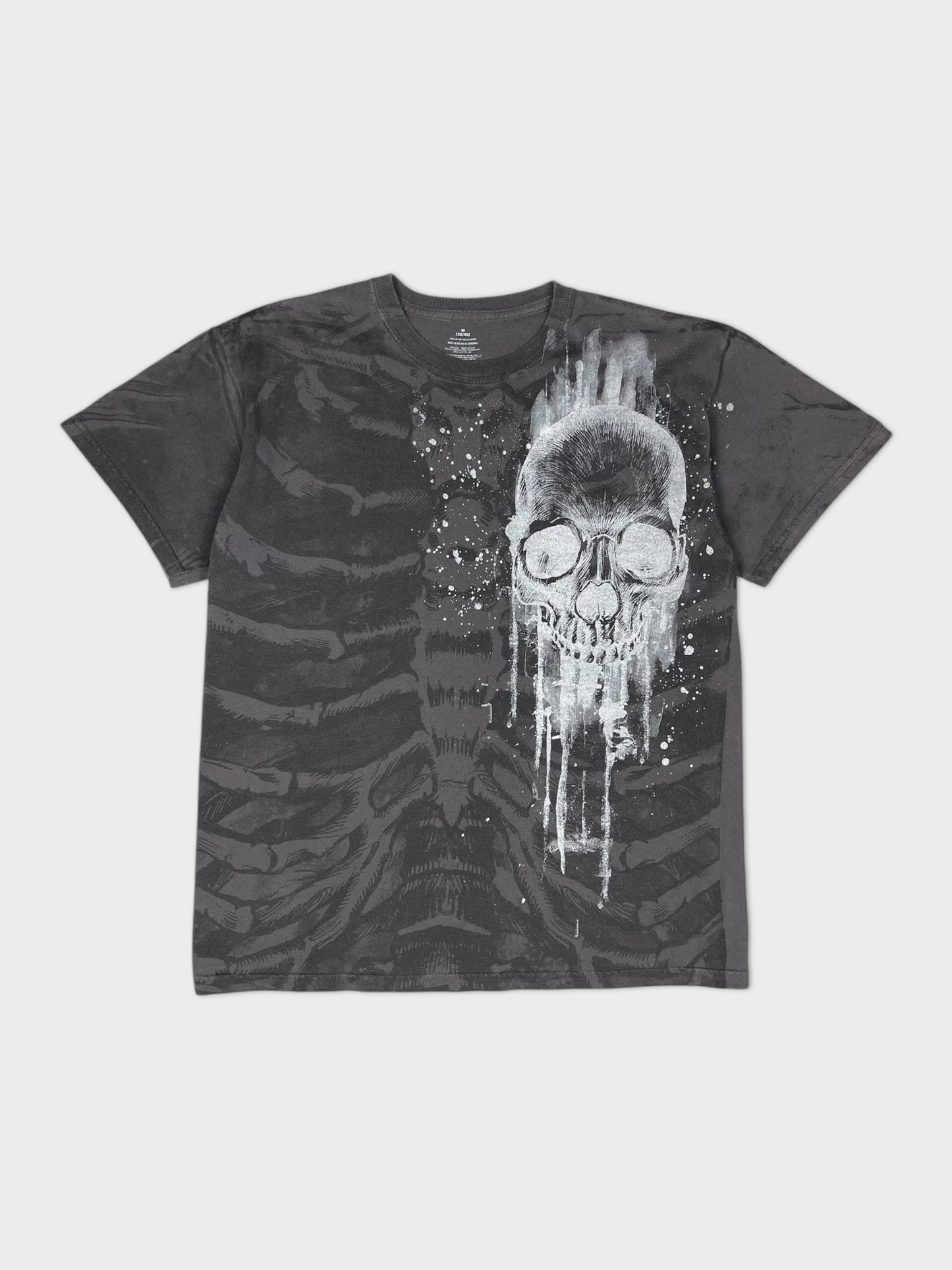 Y2K SKULL & RIBCAGE TEE