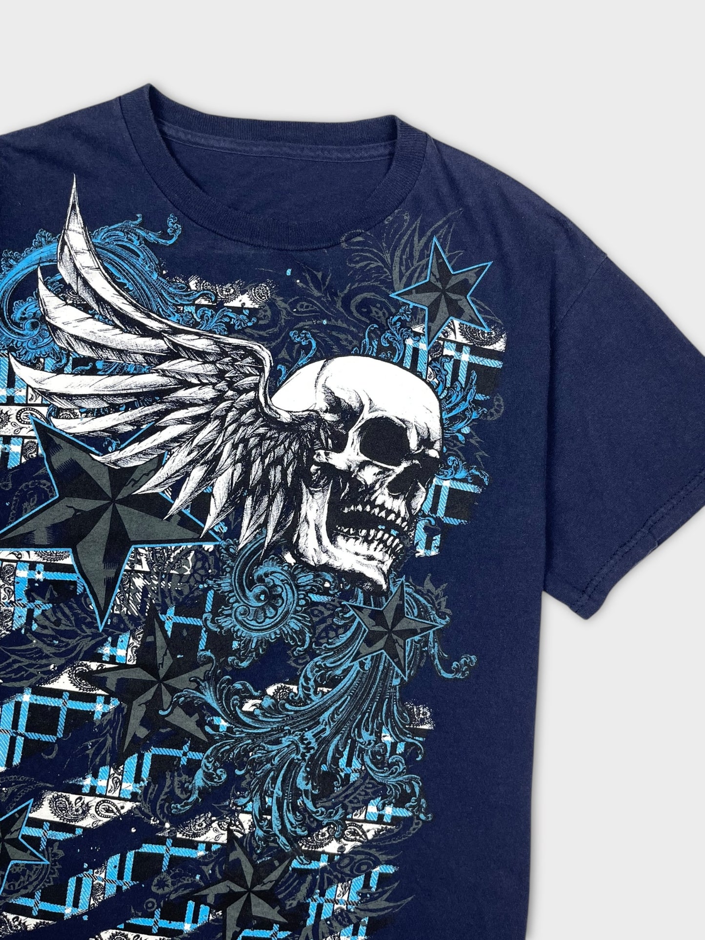 CYBER SKULL HYBRID TEE