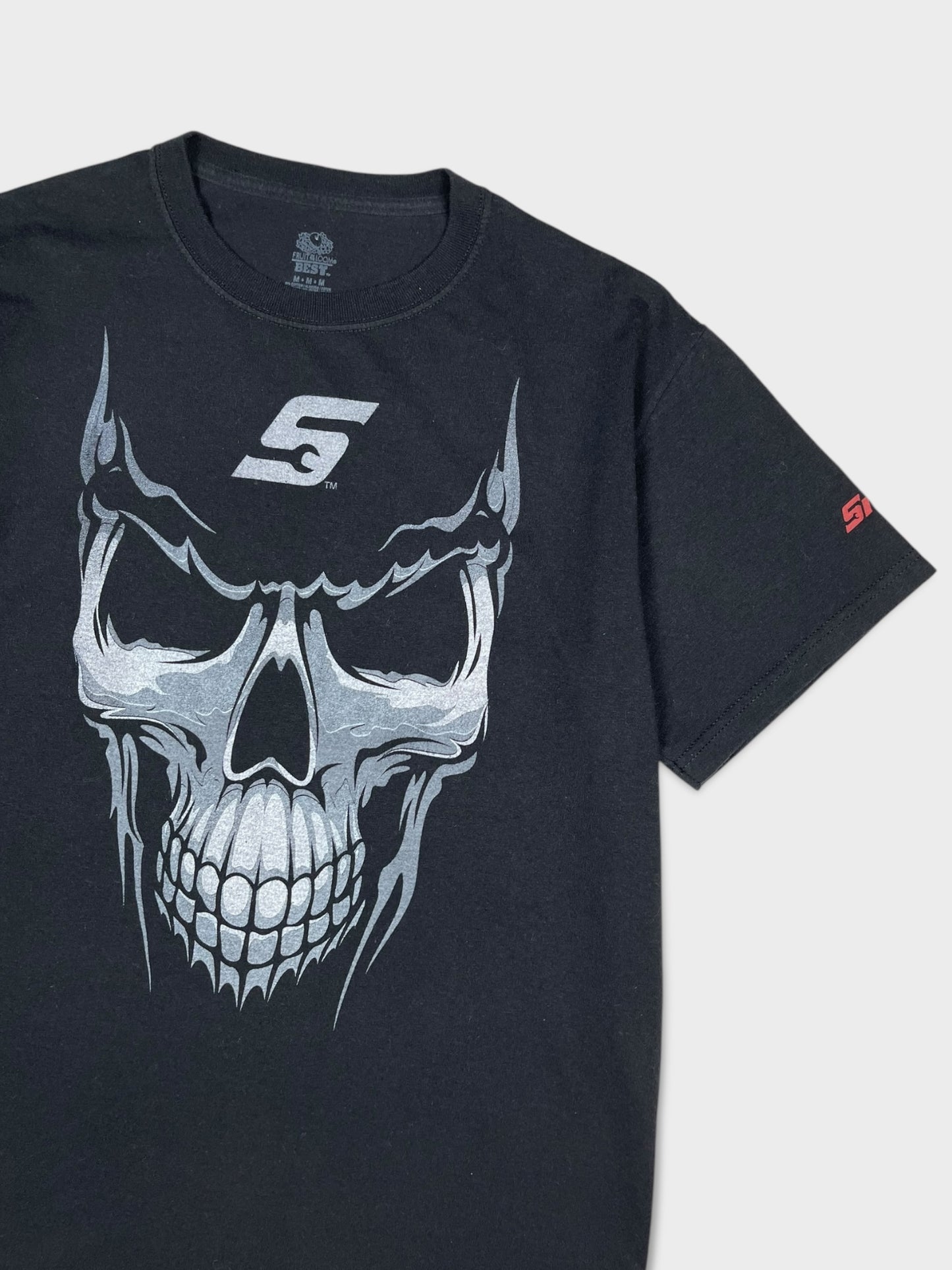 SNAP ON SKULL TEE