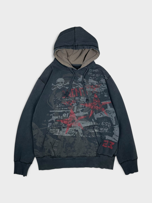 ROUTE 66 GRUNGE HOODIE