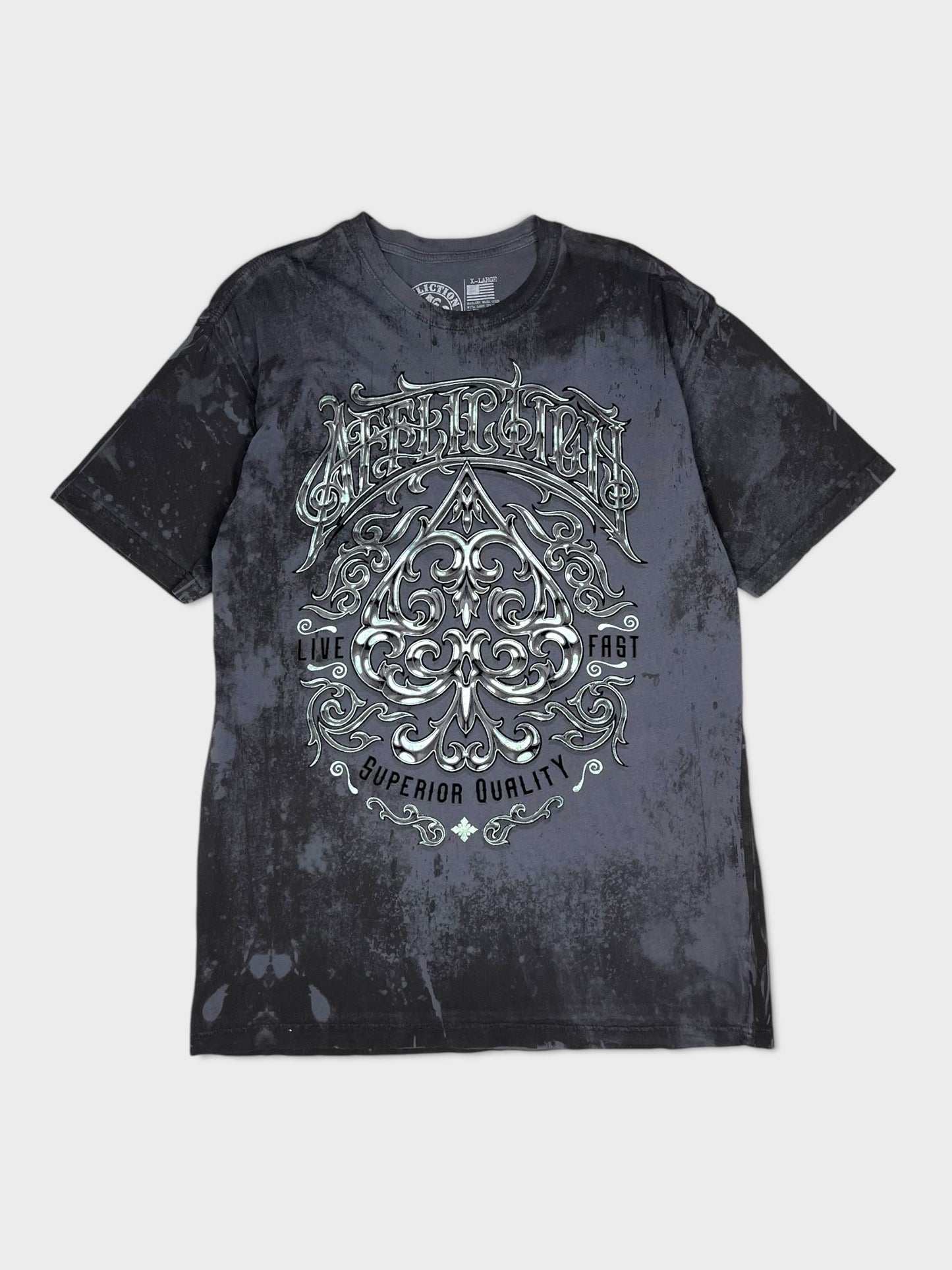 AFFLICTION METALLIC TEE