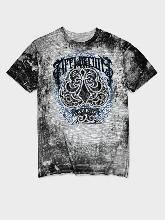 AFFLICTION GRUNGE TEE