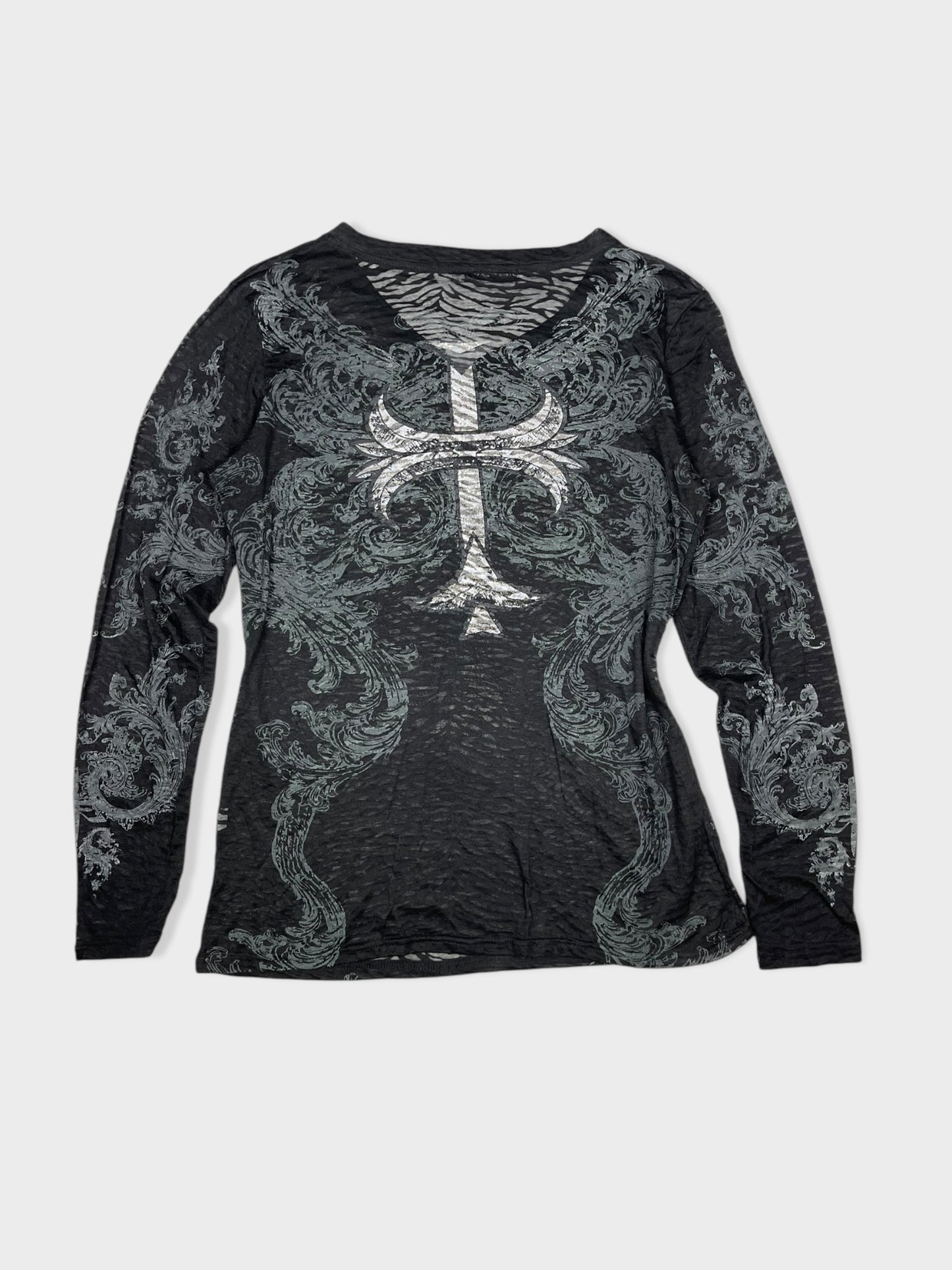 CYBER COWGIRL CROSS LONGSLEEVE