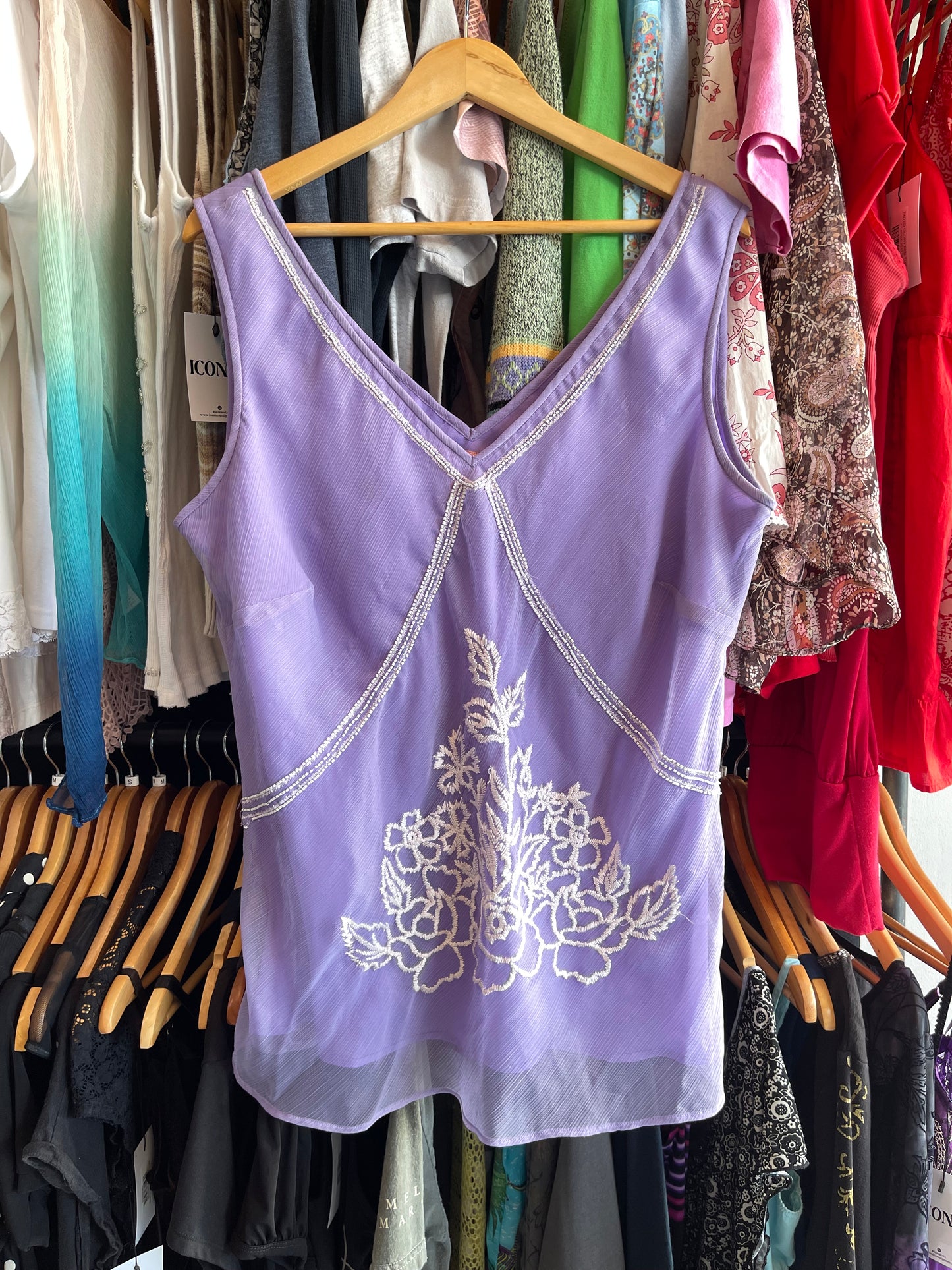 BANDOLINO BEADED TOP