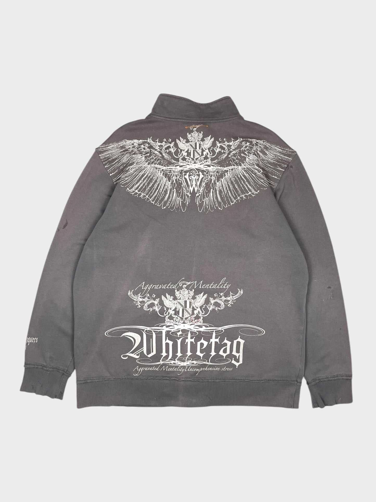 WHITETAG CYBER GRUNGE ZIP UP