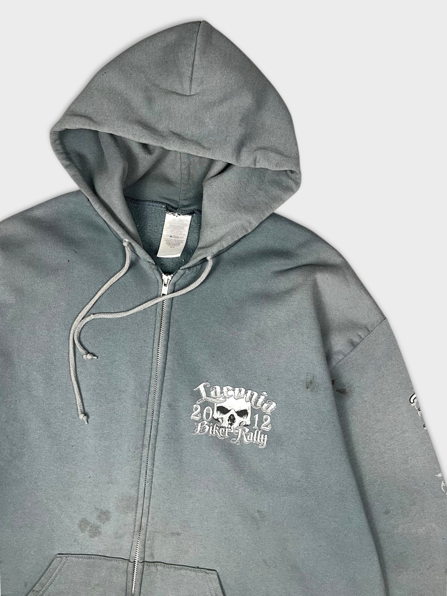 THRASHED LACONIA ZIP UP